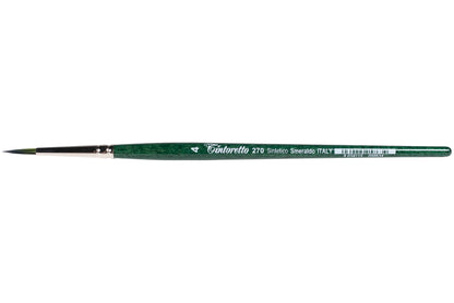 Emerald Synthetic Mixed Media Brushes