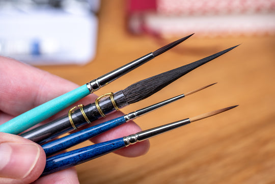 Tintoretto Liner Brushes, Set of 4