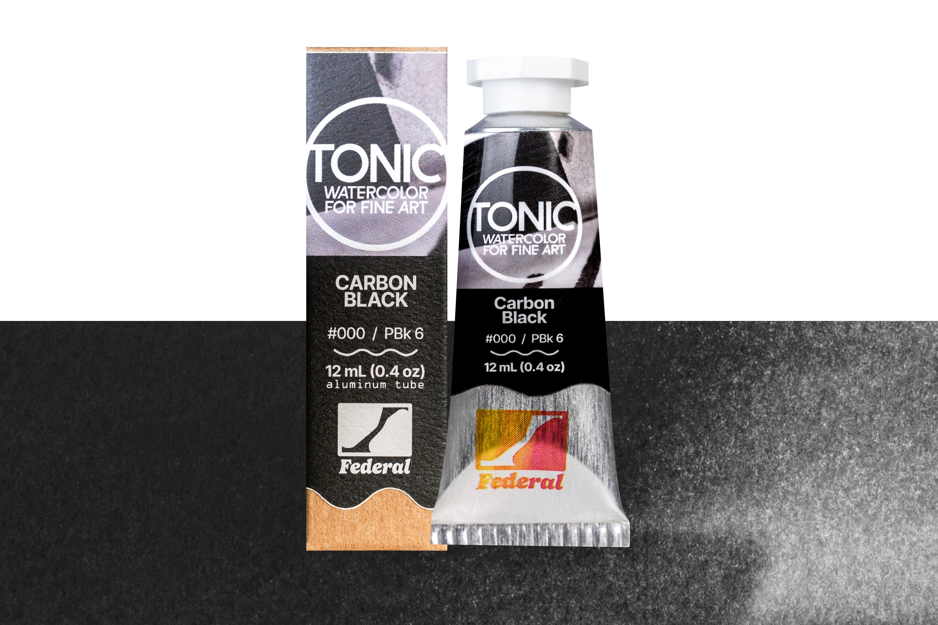 Tonic Watercolor, 12 mL Tube, #000 Carbon Black