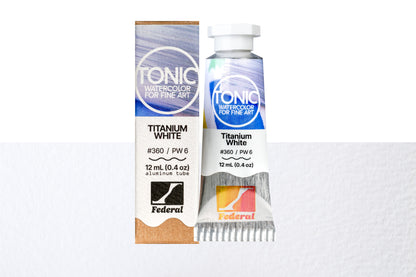 Tonic Watercolor, 12 mL Tube, #360 Titanium White