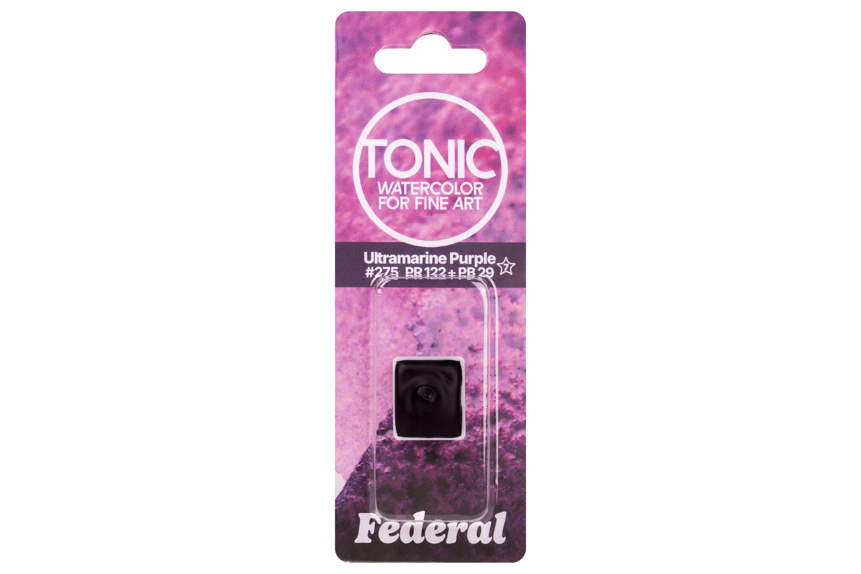Tonic Watercolor Half Pans, #275 Ultramarine Purple