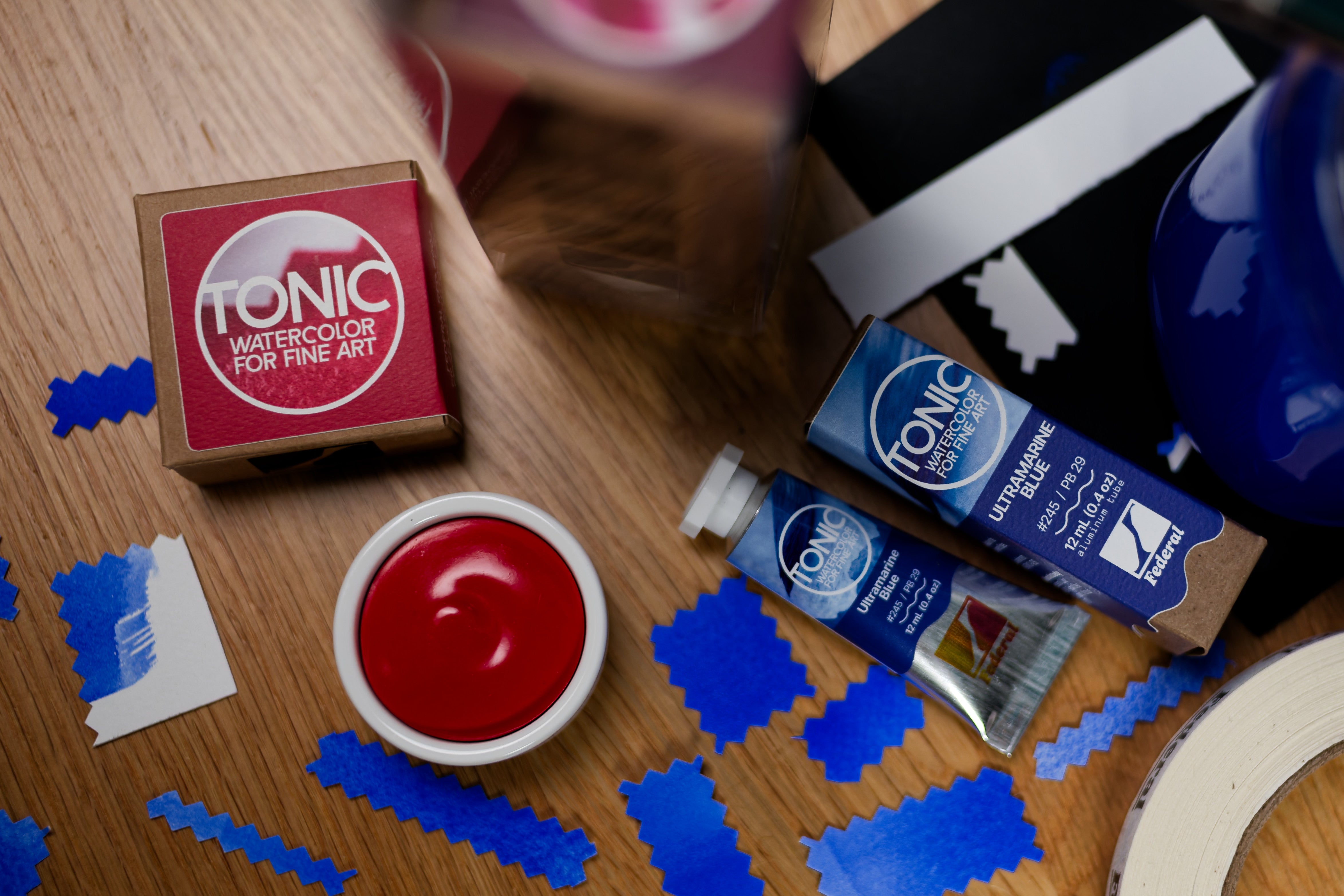 Tonic Watercolor, Porcelain Pan, #275 Ultramarine Purple