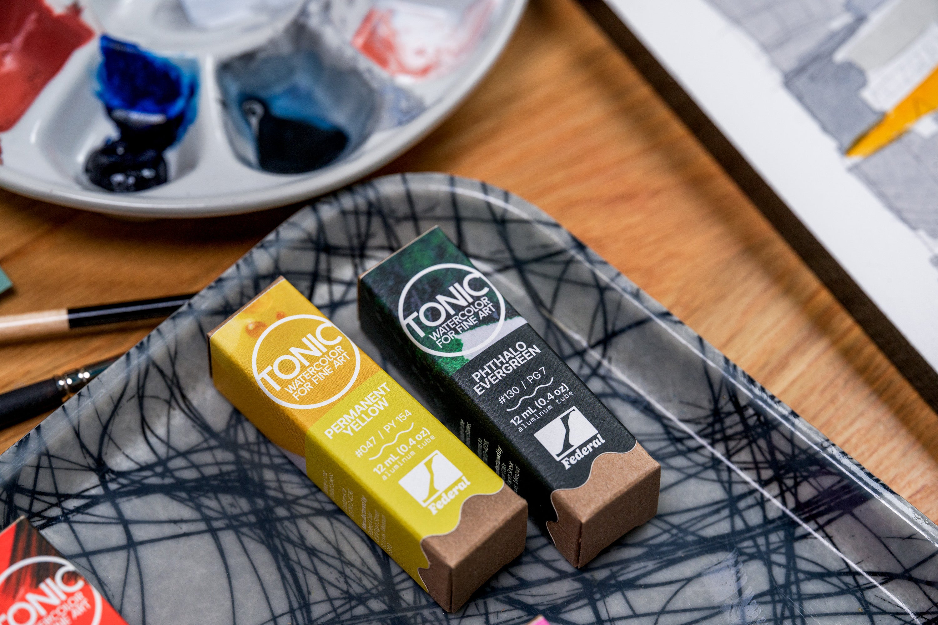 Tonic Watercolor, 12 mL Tube, #047 Permanent Yellow