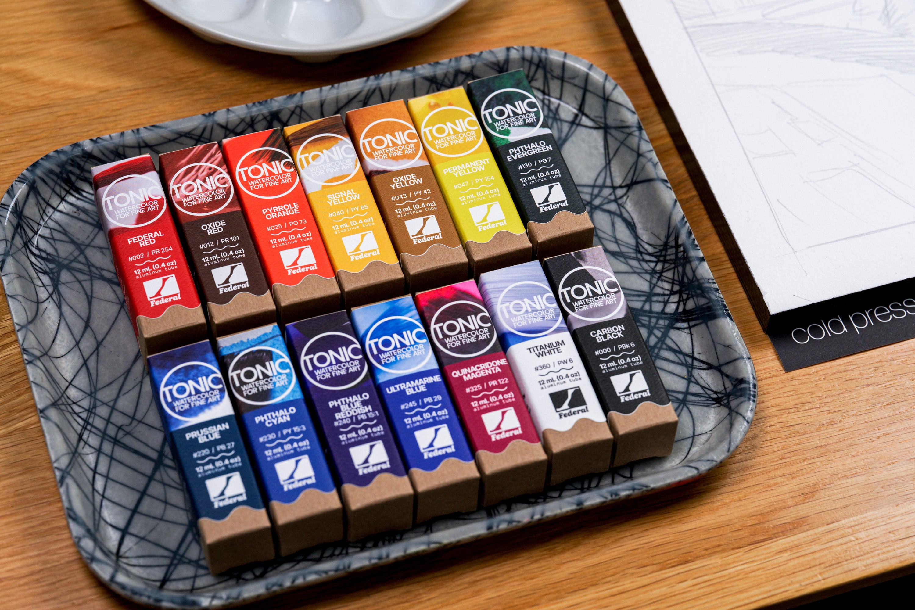 Tonic Watercolor, 12 mL Tubes, Complete Set of 15