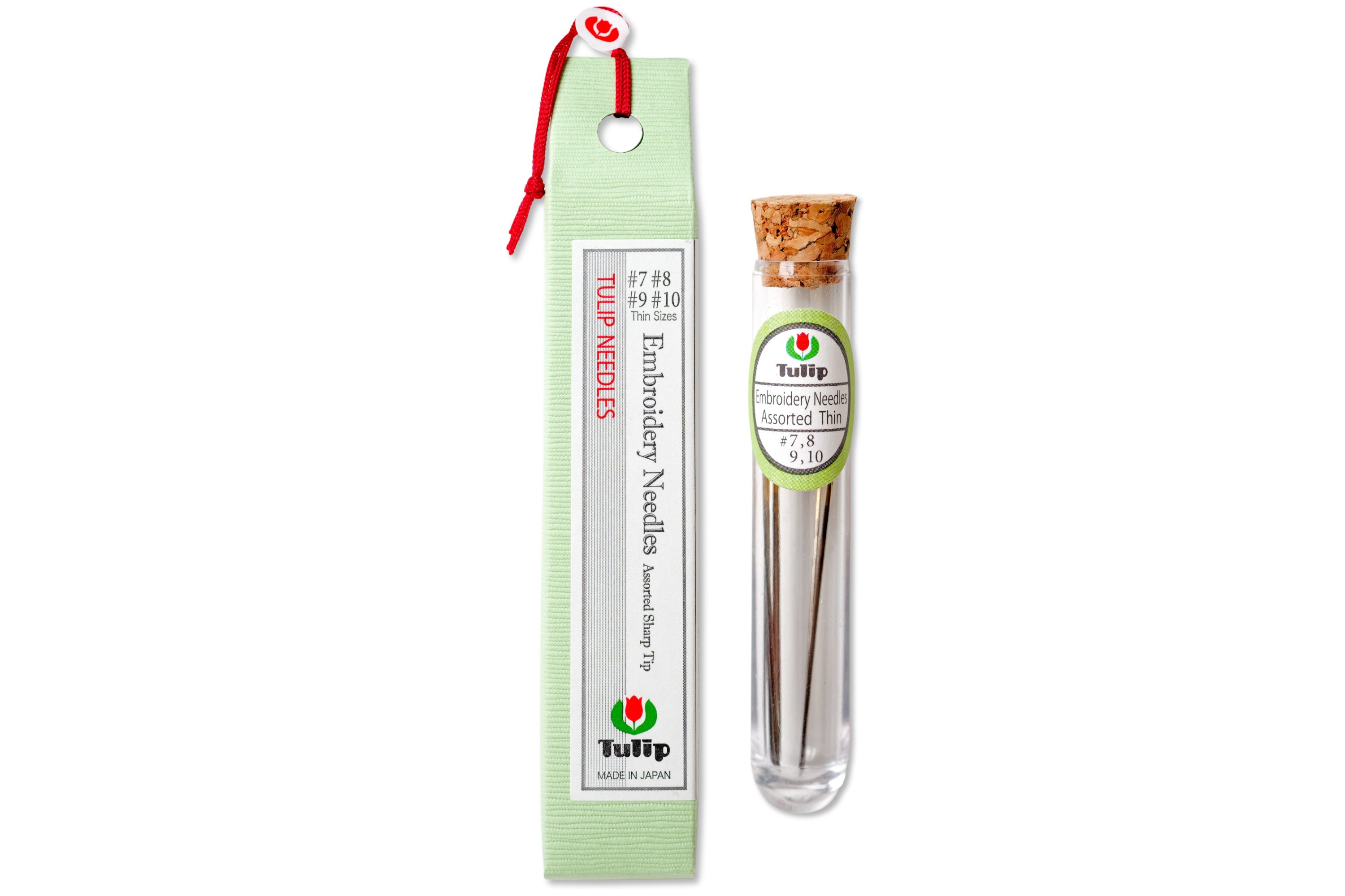 Tulip Sharp Tip Embroidery Needles, Set of 8