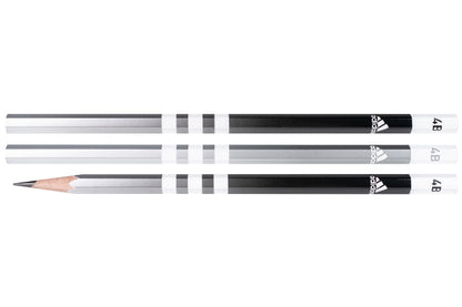 Mitsubishi ⨉ Adidas Pencils, 4B, Set of 3