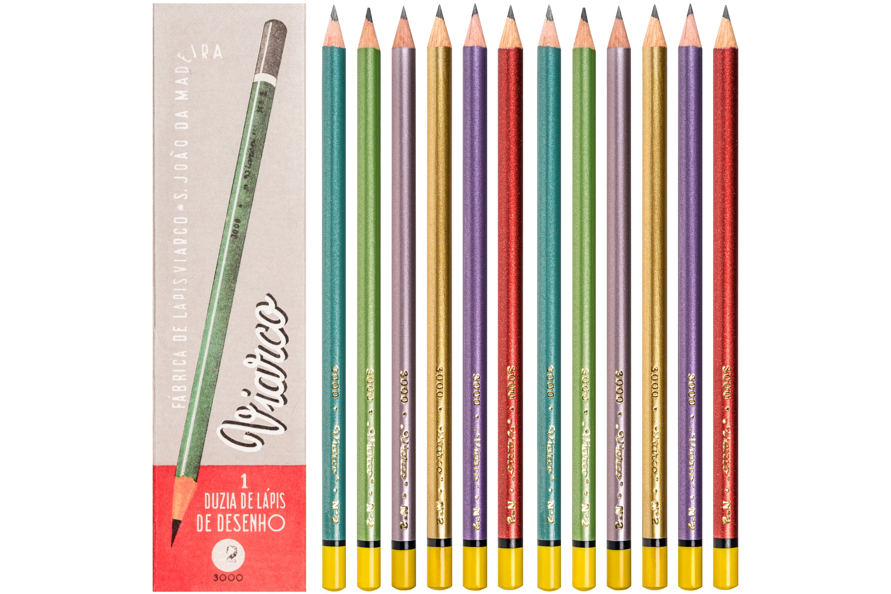 Viarco 3000 Pencils, HB, Box of 12