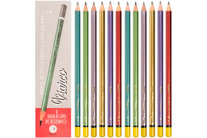 Viarco 3000 Pencils, HB, Box of 12
