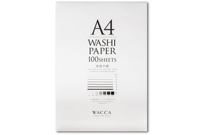 White Washi Paper, A4, 100 Sheets