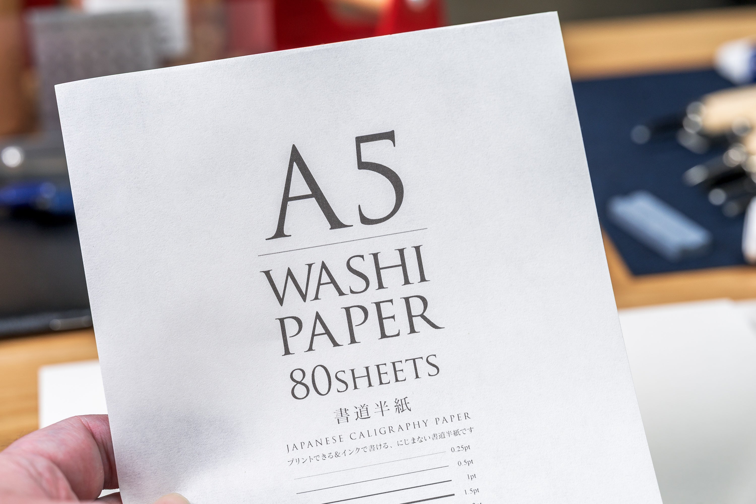 White Washi Paper, A5, 80 Sheets