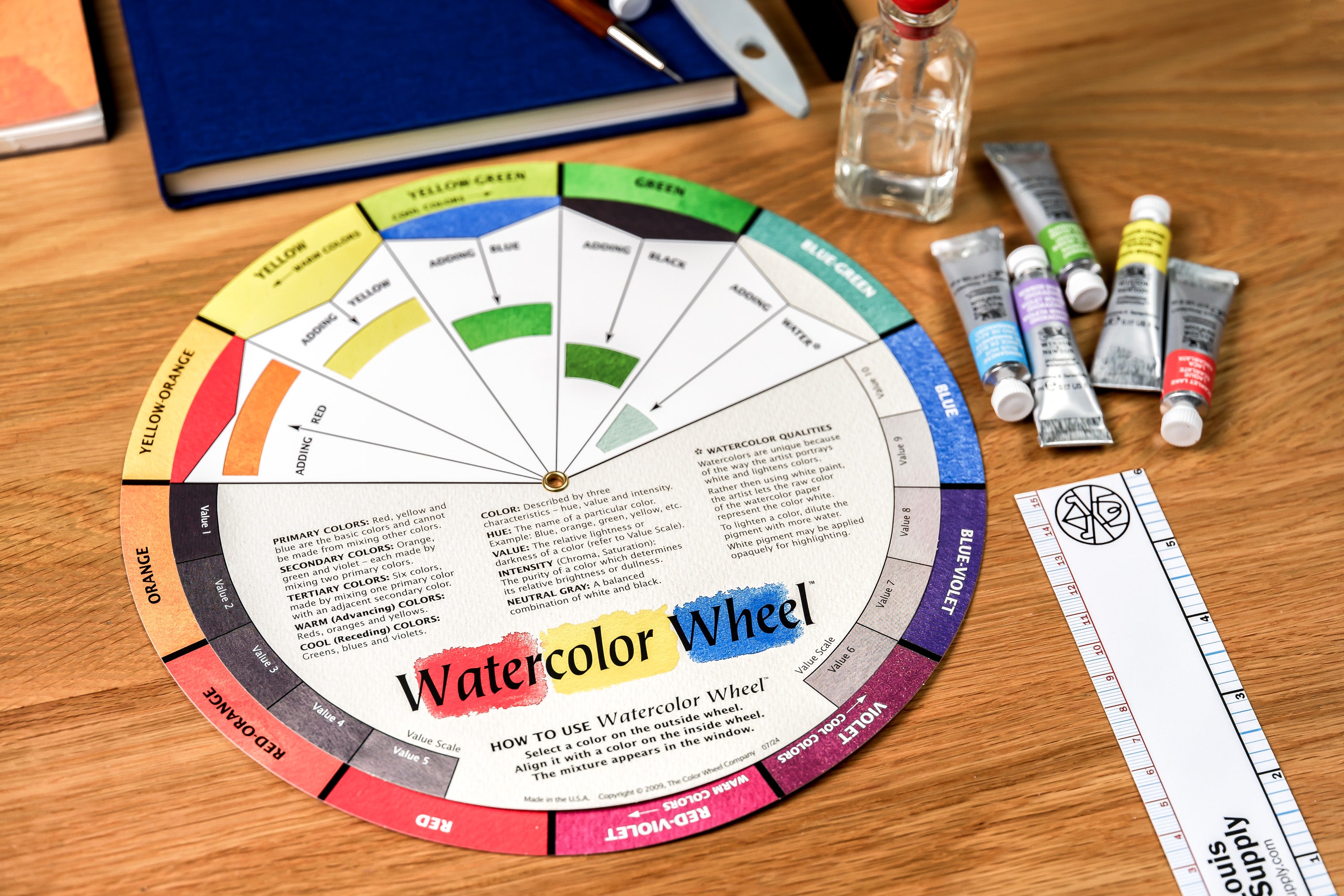 Watercolor Wheel