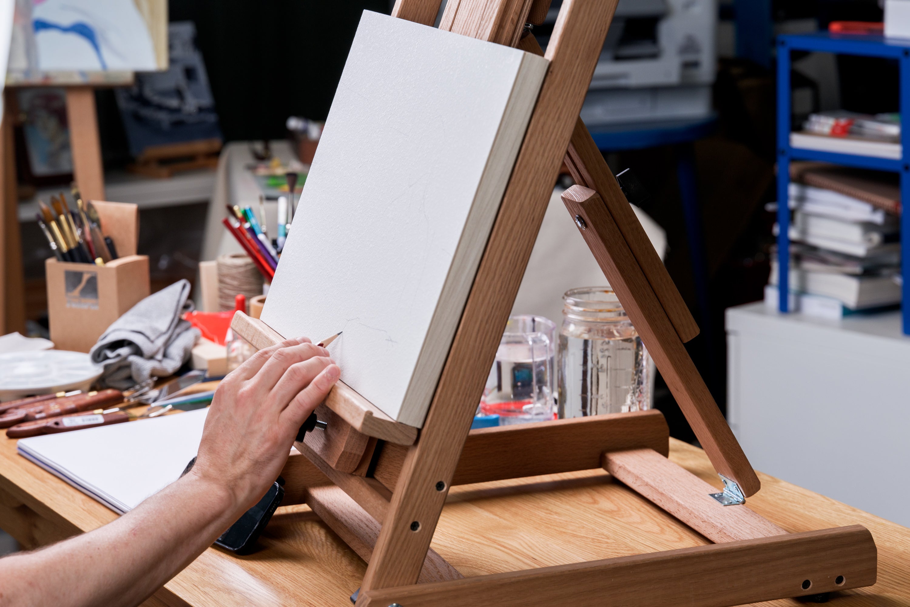 Solid Oak Table Easel