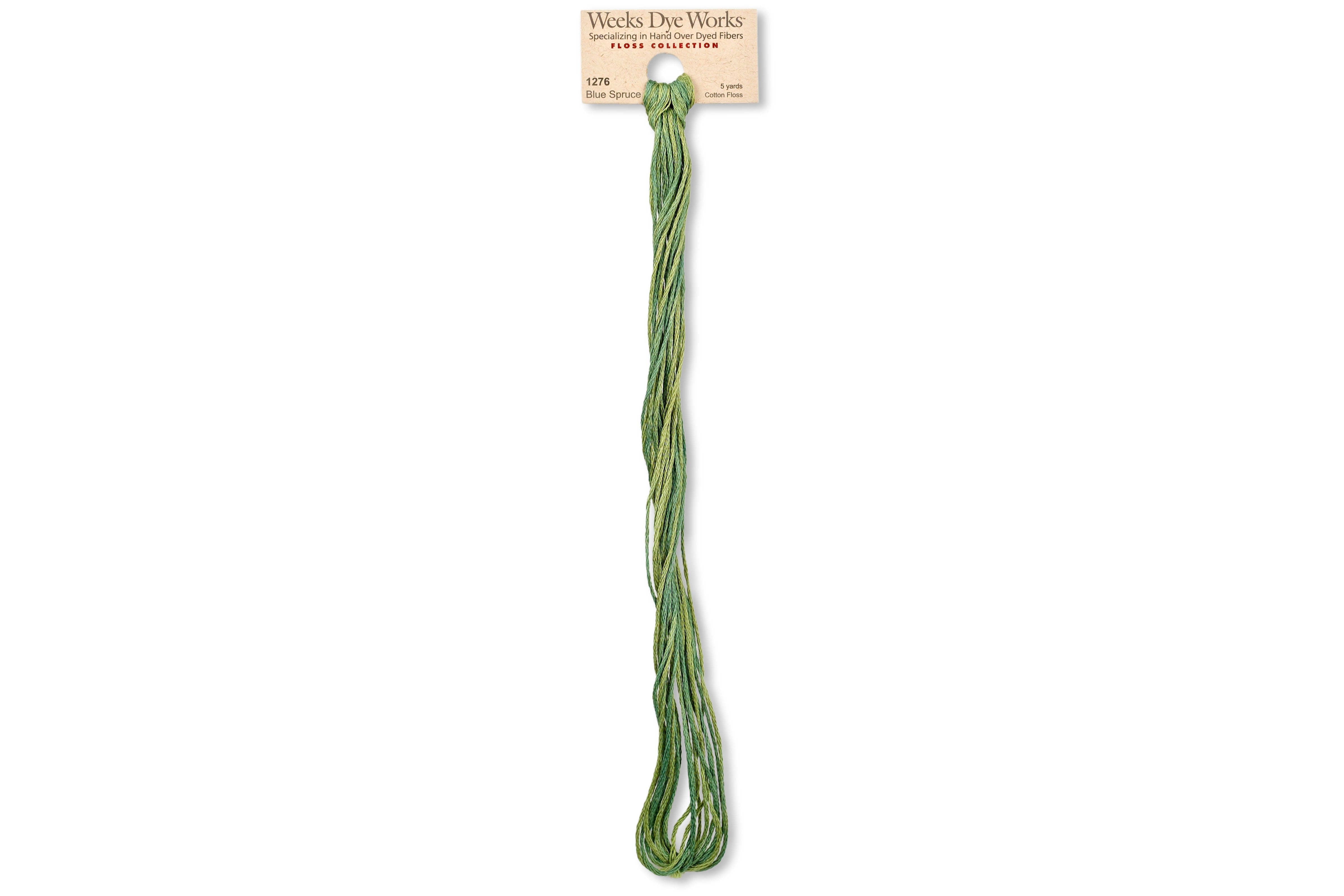 6-Strand Embroidery Floss, #1276 Blue Spruce