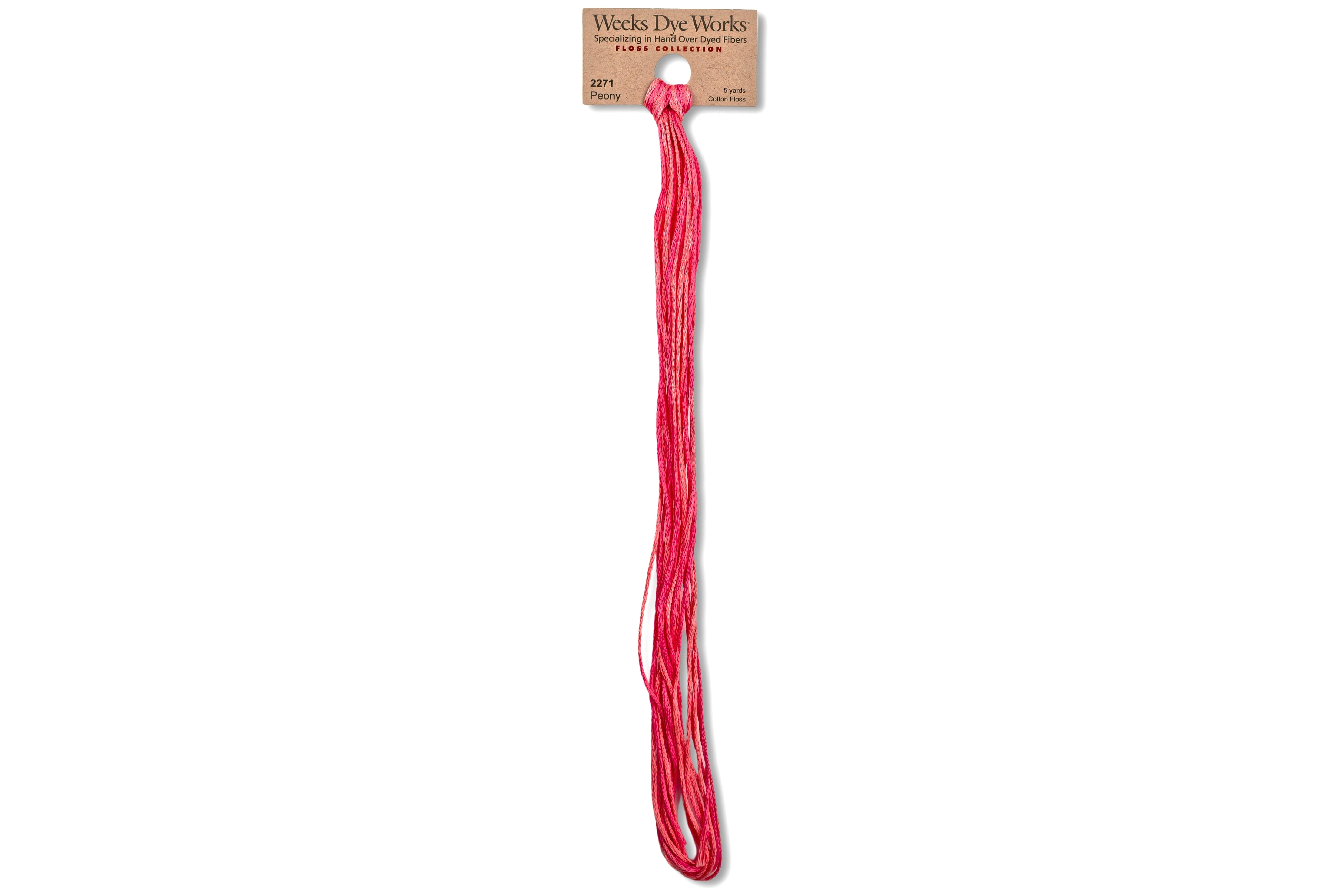 6-Strand Embroidery Floss, #2271 Peony