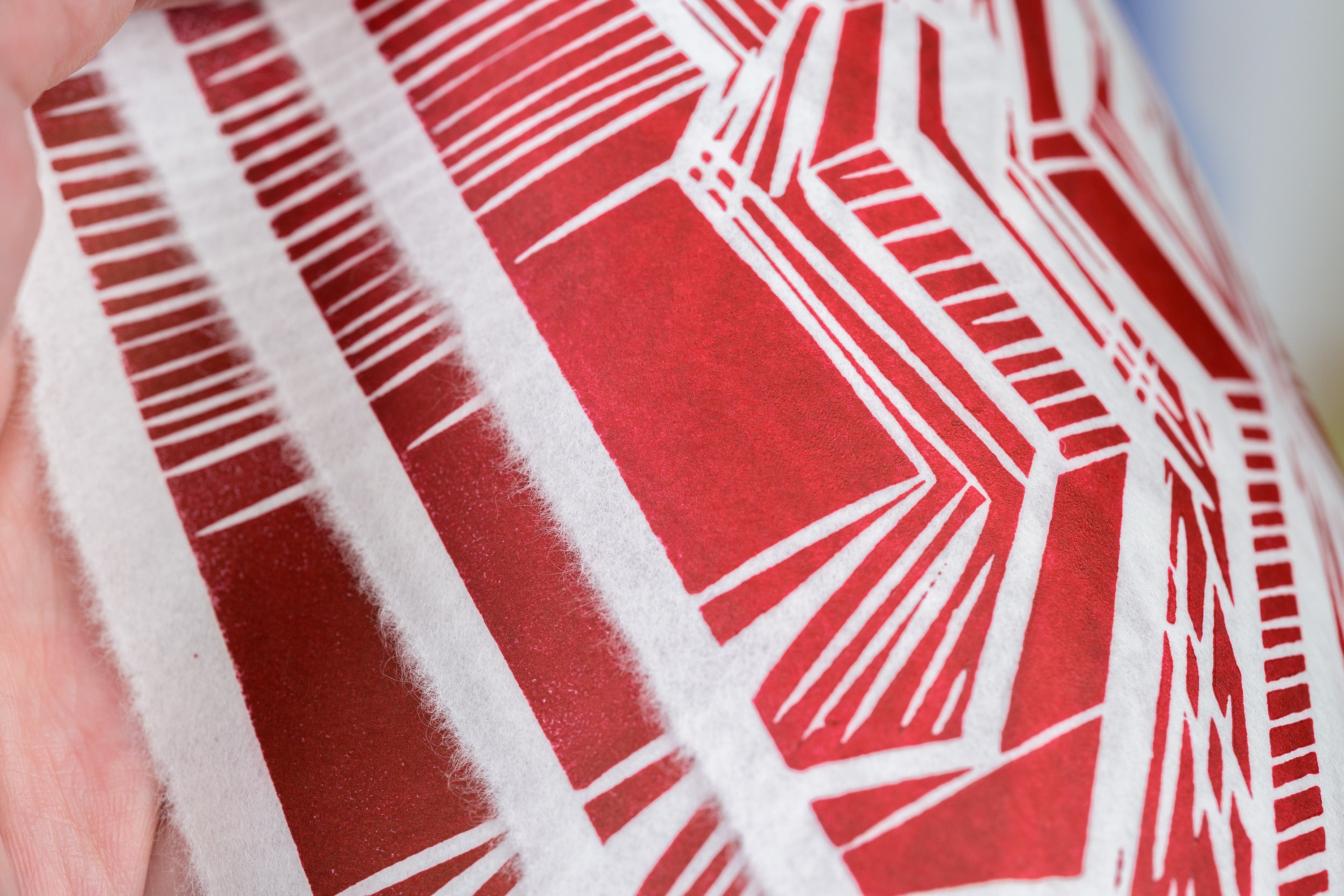 Water-Washable Oil-Based Printmaking Ink, Vermilion Red