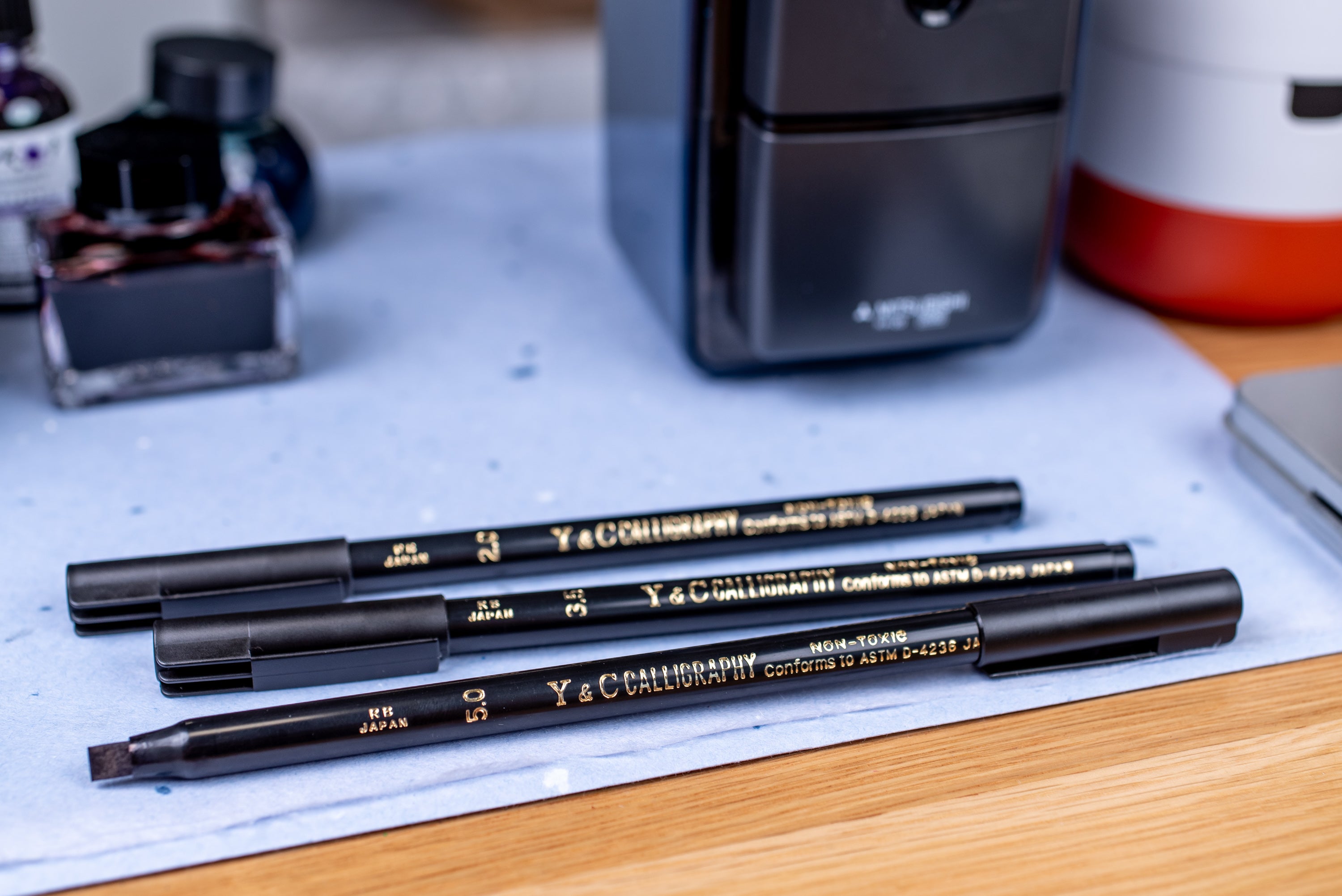 Yasutomo Calligraphy Markers, Set of 3