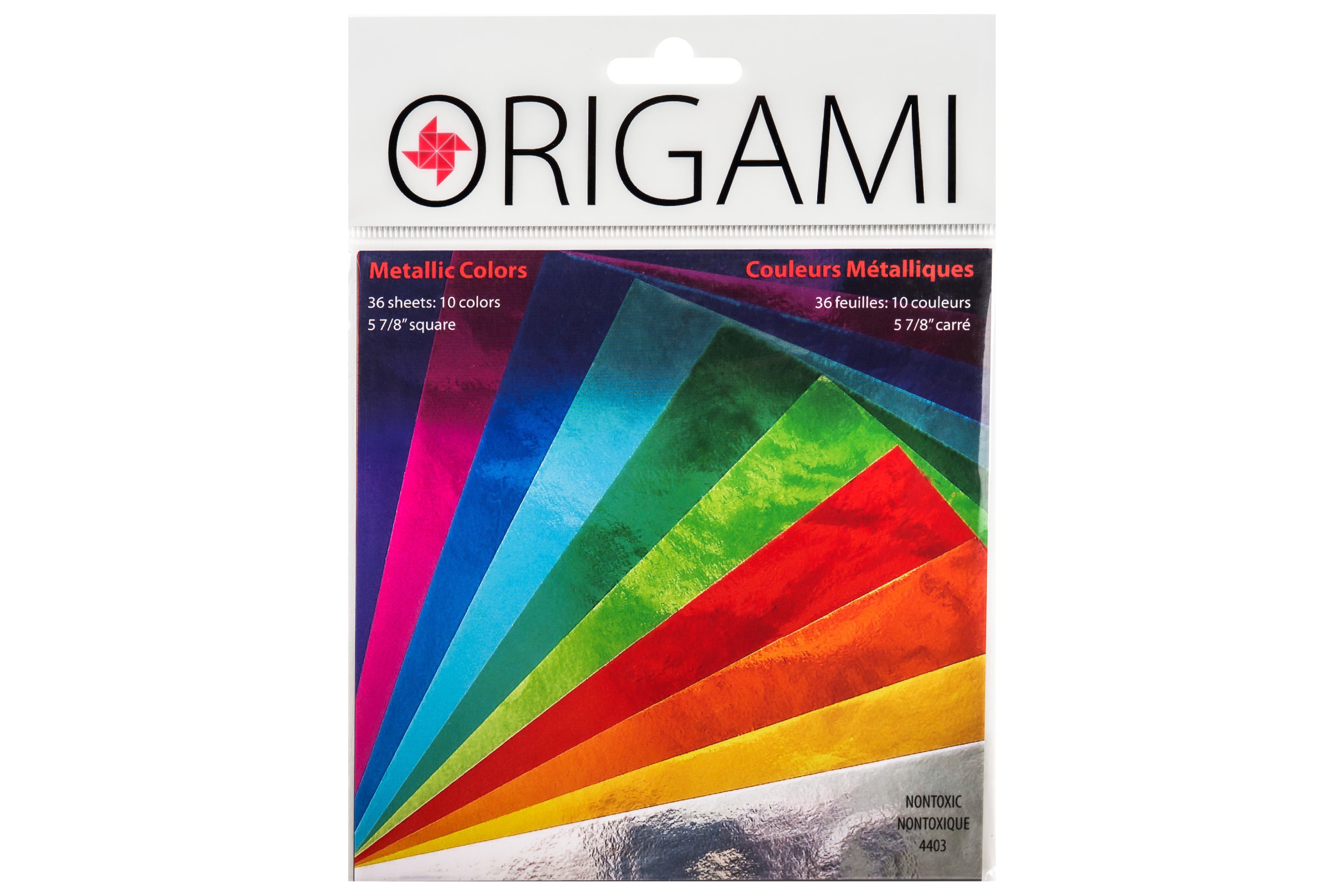 Origami Paper, 15 cm, Metallic Foil