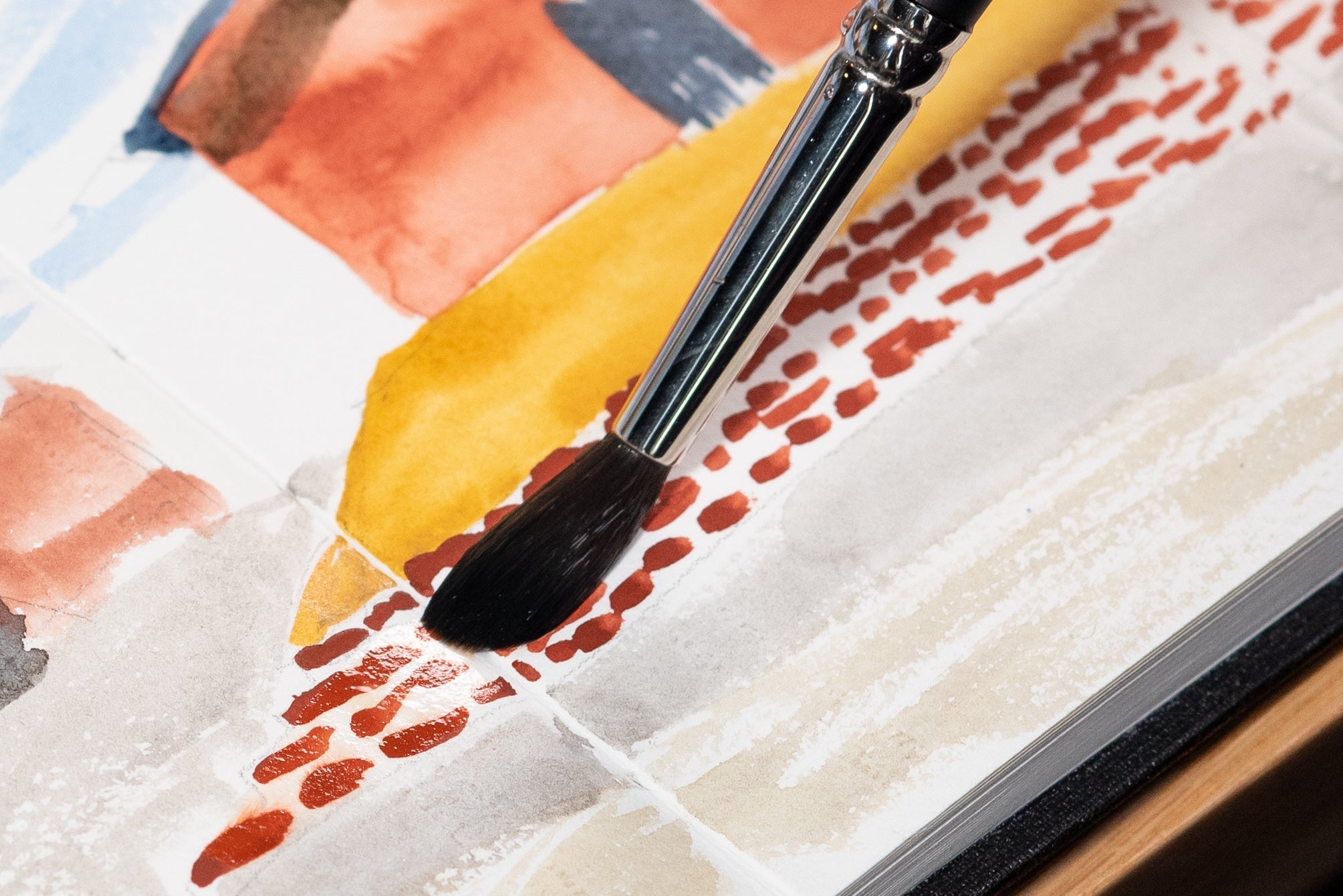 Schmincke - Horadam Watercolor Half Pan, #343 Quinacridone Red Light - St. Louis Art Supply