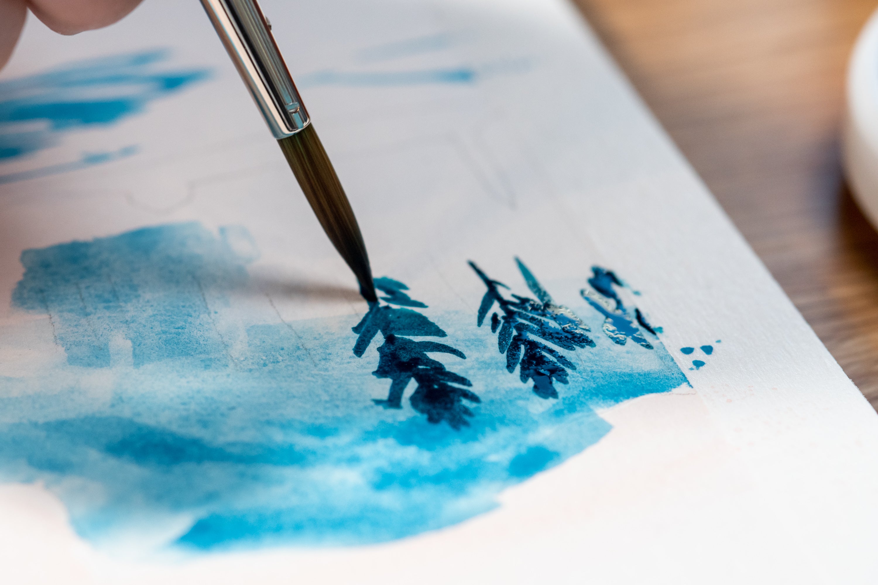 Schmincke - Horadam Watercolor Half Pan, #515 Olive Green - St. Louis Art Supply