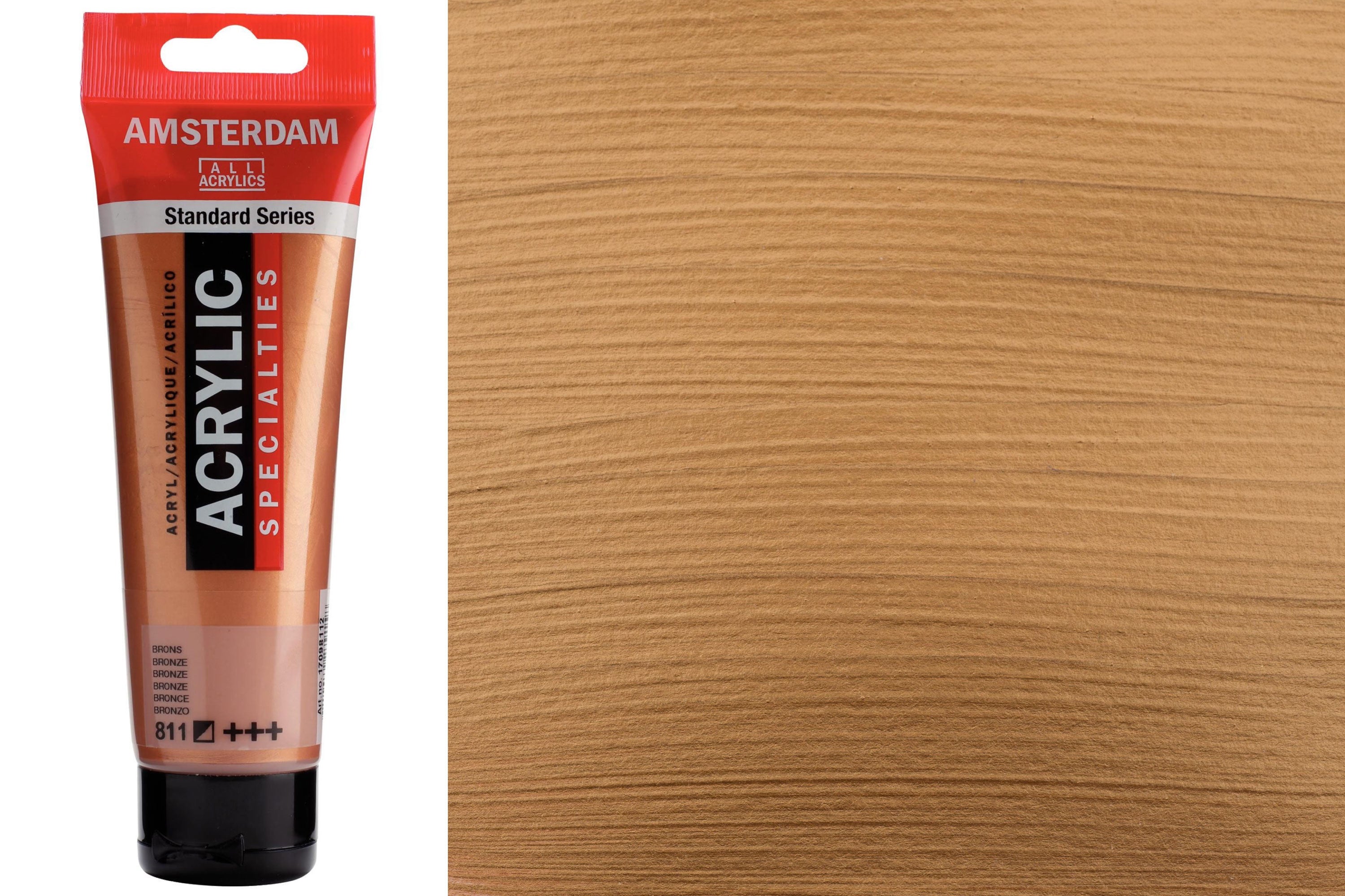 Amsterdam Standard Acrylic Colors, 120 mL, Metallic Bronze