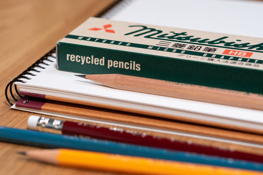 Mitsubishi Pencil Co. - Mitsubishi 9800EW Recycled Pencil, B, Single - St. Louis Art Supply