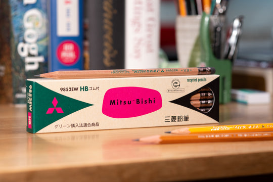 Mitsubishi Pencil Co. - Mitsubishi 9852EW Pencil, HB, Box of 12 - St. Louis Art Supply