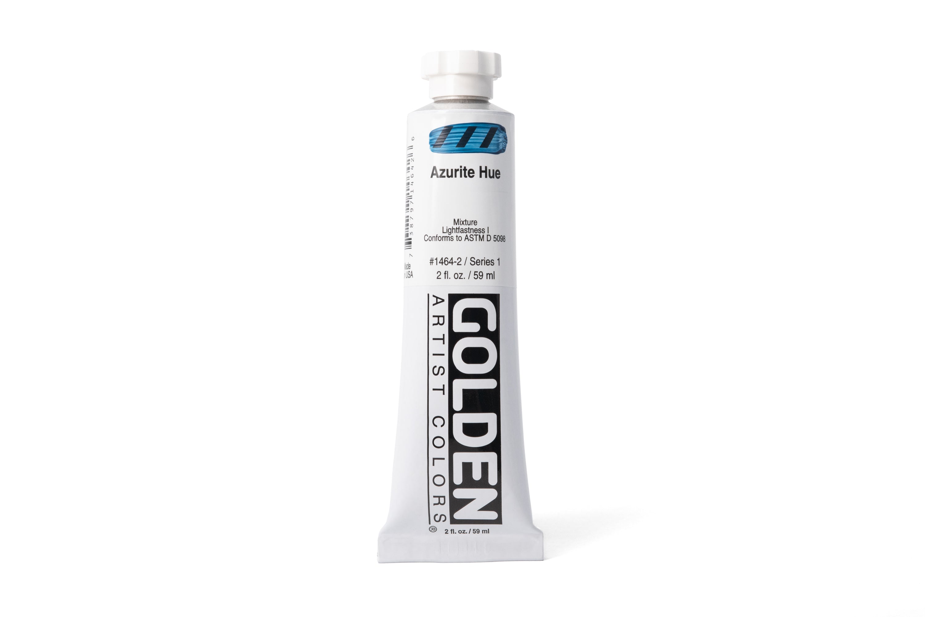 Golden Heavy Body Acrylics, Azurite Hue, 2 oz. Tube