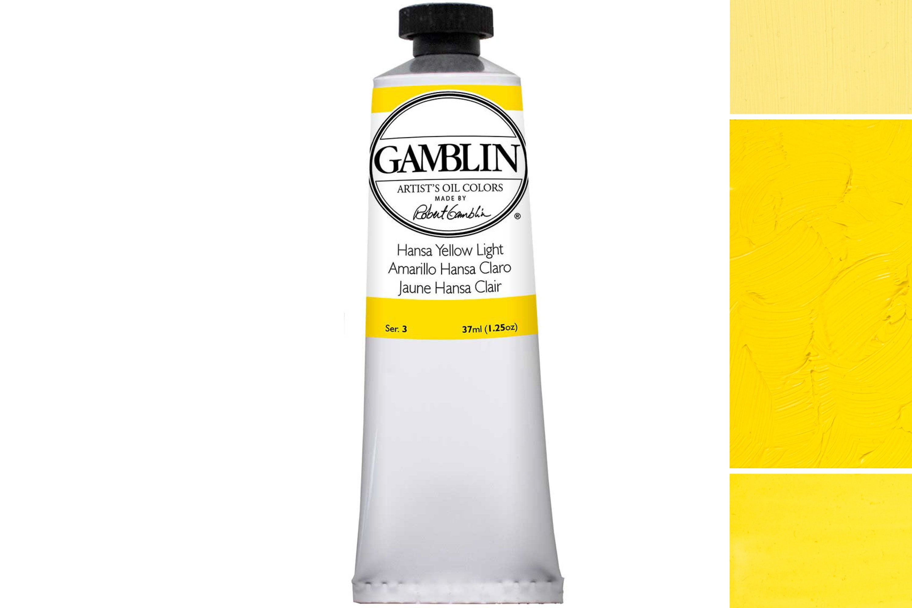 Gamblin Artist's Oil Colors, Hansa Yellow Light