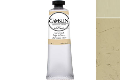 Gamblin Artist's Oil Colors, Titanium Buff