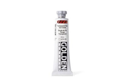 Golden Heavy Body Acrylics, Transparent Red Iron Oxide