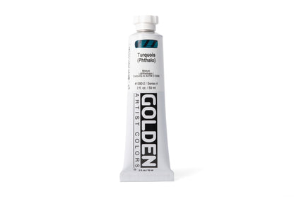 Golden Heavy Body Acrylics, Turquoise (Phthalo)