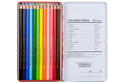 Uni 880 Colored Pencils, Set of 12