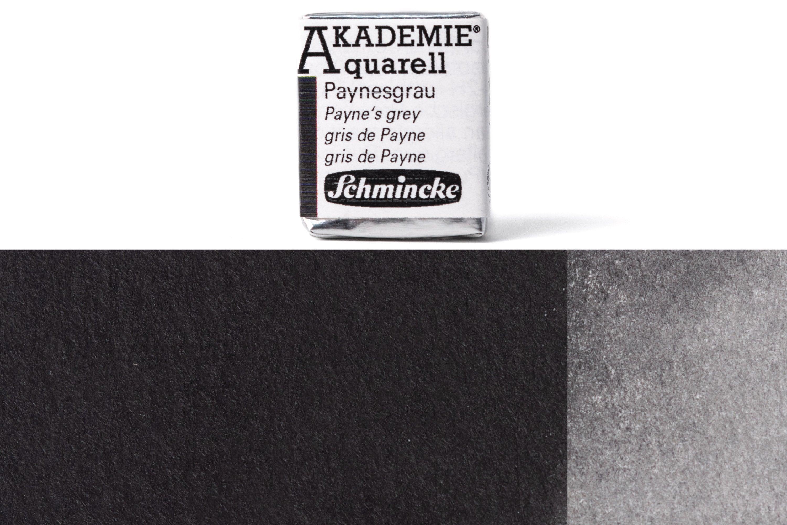 Schmincke - Akademie Watercolor Half Pan, #770 Payne's Grey - St. Louis Art Supply