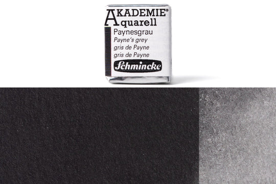 Schmincke - Akademie Watercolor Half Pan, #770 Payne's Grey - St. Louis Art Supply