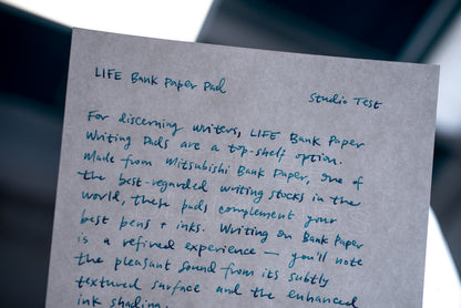 LIFE ✕ Mitsubishi Bank Paper Writing Pad, A5