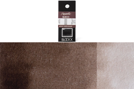Blockx - Blockx Watercolor Half Pan, #144 Sepia - St. Louis Art Supply