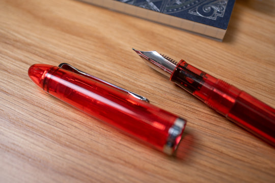 Compass 1911 Fountain Pen, Red Topaz