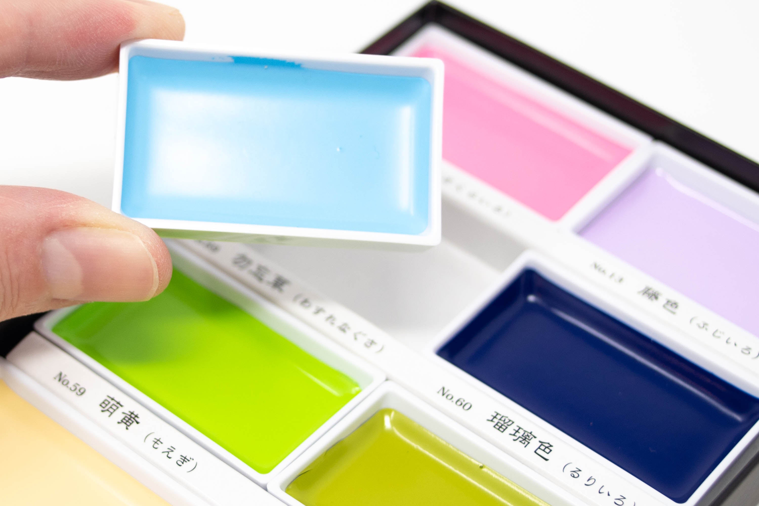 Kuretake - Gansai Tambi Watercolors, #42 Aureolin - St. Louis Art Supply