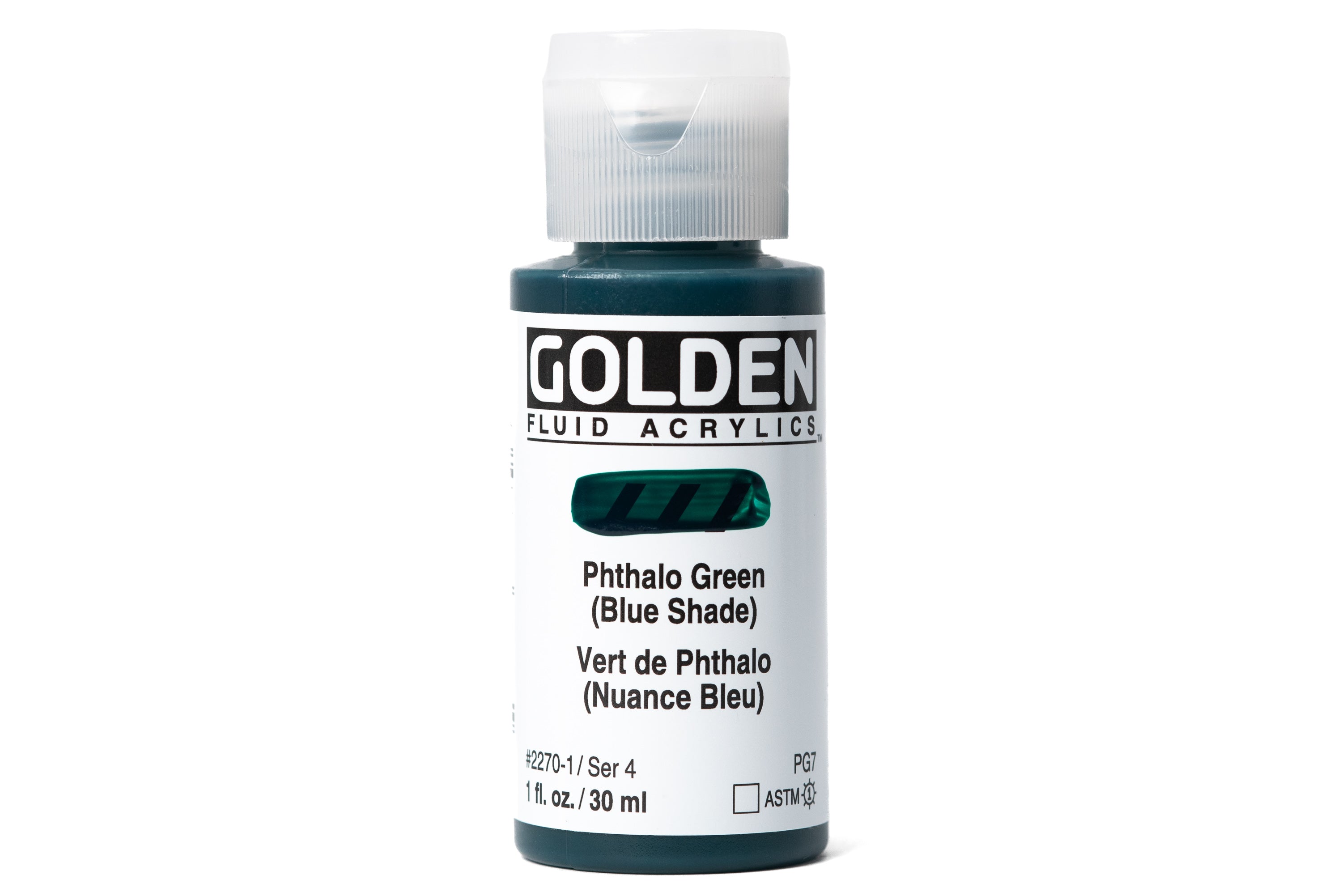 Golden - Golden Fluid Acrylics, Phthalo Green (Blue Shade) - St. Louis Art Supply