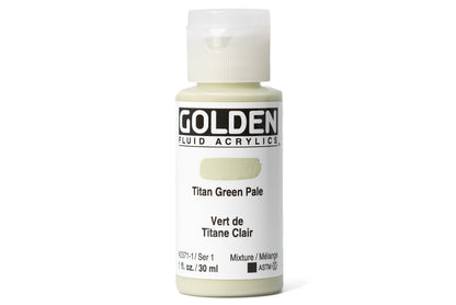 Golden - Golden Fluid Acrylics, Titan Green Pale - St. Louis Art Supply