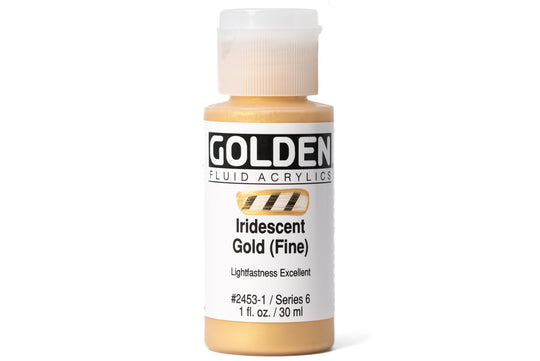 Golden - Golden Fluid Acrylics, Iridescent Gold (Fine) - St. Louis Art Supply