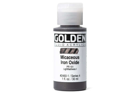 Golden - Golden Fluid Acrylics, Micaceous Iron Oxide - St. Louis Art Supply