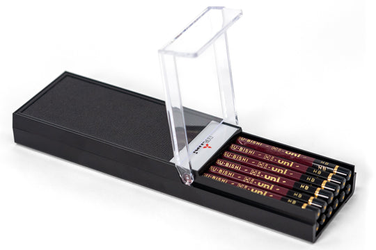 Mitsubishi Pencil Co. - Hi-Uni Pencil, 2B, Set of 12 - St. Louis Art Supply