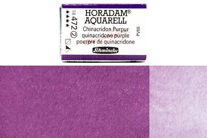 Schmincke - Horadam Watercolor Full Pan, #472 Quinacridone Purple - St. Louis Art Supply