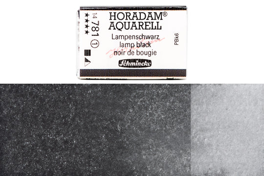 Schmincke - Horadam Watercolor Full Pan, #781 Lamp Black - St. Louis Art Supply