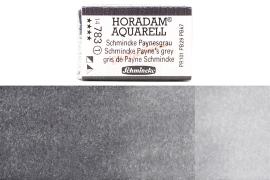 Schmincke - Horadam Watercolor Full Pan, #783 Schmincke Payne's Grey - St. Louis Art Supply