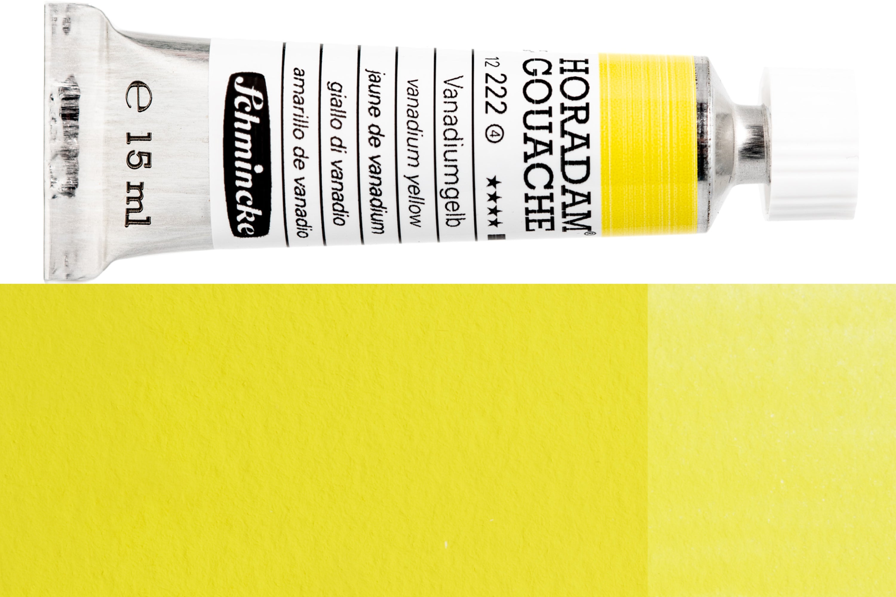 Schmincke - Horadam Gouache, 15 mL, #222 Vanadium Yellow - St. Louis Art Supply