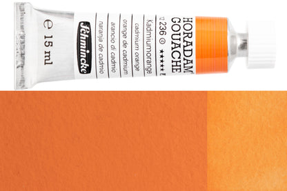 Schmincke - Horadam Gouache, 15 mL, #236 Cadmium Orange - St. Louis Art Supply