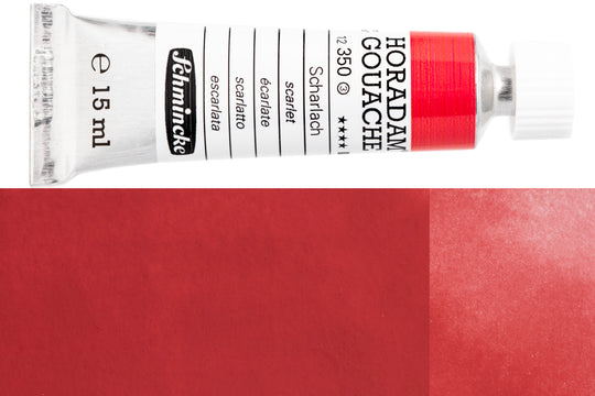 Schmincke - Horadam Gouache, 15 mL, #350 Scarlet - St. Louis Art Supply