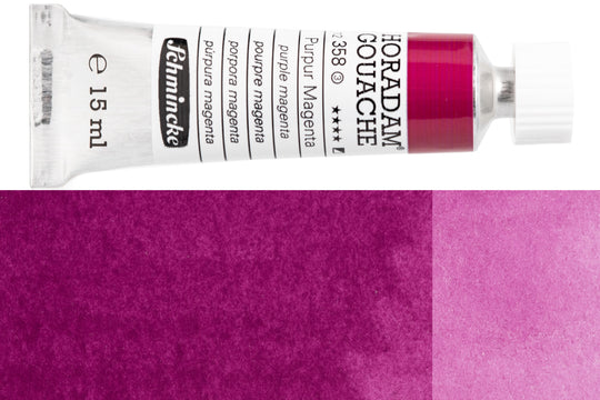 Schmincke - Horadam Gouache, 15 mL, #358 Purple Magenta - St. Louis Art Supply